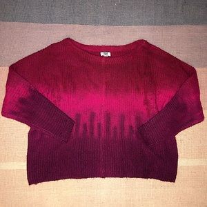 LIKE NEW Purple & Pink Ombre Sweater